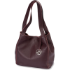 Ledertasche in Aubergine - Torebki - 