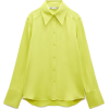 Lemon yellow Button Down - 半袖衫/女式衬衫 - 