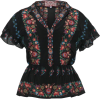 Lena Hoschek Tokaj Peplum Blouse - Shirts - 