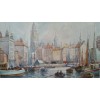 Leonard Machin Rowe 1950s Antwerp art - イラスト - 