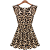 Leopard Skater Dress - Dresses - $44.00 