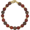 Leopard Jasper and Carnelian Necklace - ネックレス - 