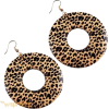 Leopard Print Earrings - Kolczyki - 
