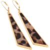 Leopard Print Earrings - イヤリング - 