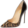 Leopard Print Shoes - Ballerina Schuhe - 