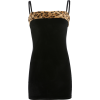 Leopard stitching contrast color base sm - Dresses - $25.99 