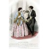 Les modes Parisiennes 1860s - Ilustracije - 