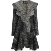 Libertine Belted Scallop-Trimmed Leopard - Jacket - coats - 