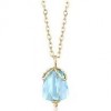 Light Blue Necklace - Halsketten - 