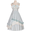 Light Green White Lolita Dress - Haljine - 