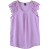 Lilac Blouse - Košulje - kratke - 