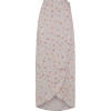 Lilac Floral Midi Skirt - Spudnice - 