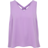 Lilac Vest Top - Camisas sem manga - 