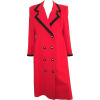 Lilli Ann Red Wool Coat 1980s - Jacket - coats - $250.00 