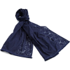 Lilly Pulitzer Women's Murfee Burnout Scarf True Navy - 丝巾/围脖 - $78.00  ~ ¥522.63