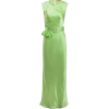 Lime Green Maxi - sukienki - 
