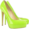 Lime Green Platform Heels - その他 - 