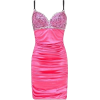 pink - sukienki - 