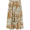 Linen Blend Skirt - スカート - 