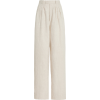 Linen Wide-Leg Trousers - Capri hlače - 