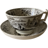 Lismore Courtship Tea Cup Saucer 19thc - Articoli - 