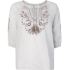 Local Embroidered bohemian Alisa shirt - Рубашки - короткие - 