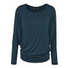 Lock and Love LL Womens Long Sleeve Batwing Dolman Top - - Made in USA - Camicie (corte) - $21.36  ~ 18.35€