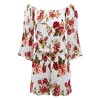 Lock and Love Womens 3/4 Sleeve Floral Printed Off Shoulder Romper - Spodnie - długie - $32.79  ~ 28.16€