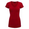 Lock and Love Women's Basic Slim Fitted Short Sleeve Casual V Neck Cotton T Shirt - 半袖衫/女式衬衫 - $12.95  ~ ¥86.77