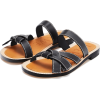 Loewe Gate Flat Sandal black - フラットシューズ - 