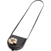 Loewe Heel Pouch Small Metal Flower Blac - Clutch bags - 