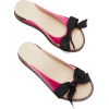 Loewe Wedge Flip Flop fuchsia - Flats - 