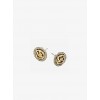 Logo Gold-Tone Stud Earrings - イヤリング - $75.00  ~ ¥8,441