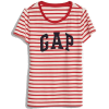 Logo Stripe Crewneck T-Shirt - Majice - kratke - 