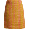 Logo-patch bouclé virgin-wool skirt - Skirts - 