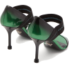 Logo-strap patent-leather sandals - Sandálias - 