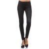 Long Full Length Top Stitched Stretch Fitted Comfy Embellished Denim Legging Jegging Pants Black Jeweled Butterfly - Pants - $17.99 