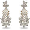 Long Diamond Earrings - Uhani - 
