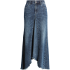 Long Jean Skirt - Skirts - $128.00 
