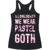 LookHuman Wednesdays We Wear Pastel Goth - Camisas sem manga - 