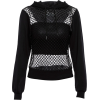 Loose versatile mesh hooded sunscreen bl - 半袖衫/女式衬衫 - $25.99  ~ ¥174.14