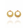 Loren Nicole 22K Yellow Gold Cleopatra’s - Earrings - $16.20  ~ £12.31
