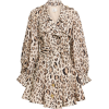 Loren Ruffled animal print mini - Dresses - 