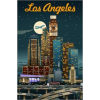 Los Angeles retro poster allposters - Illustrations - 