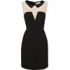 Louche black and white dress - Kleider - 