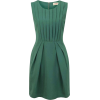 Louche dress in green - Платья - 