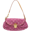 Louis Vuitton Pink Denim Monogram Pleaty - Torebki - 