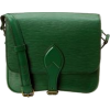 Louis Vuitton Women's Green Epi Leather - Bolsas de tiro - 