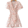 Love Print Sweet Chiffon Short Sleeve Dr - Dresses - $27.99 