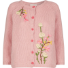 Love Shack Fancy Anastasia Embroidered C - Swetry na guziki - 